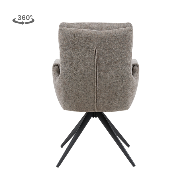 Varzo Armstoel - Toro 45 mocca (draaibaar)