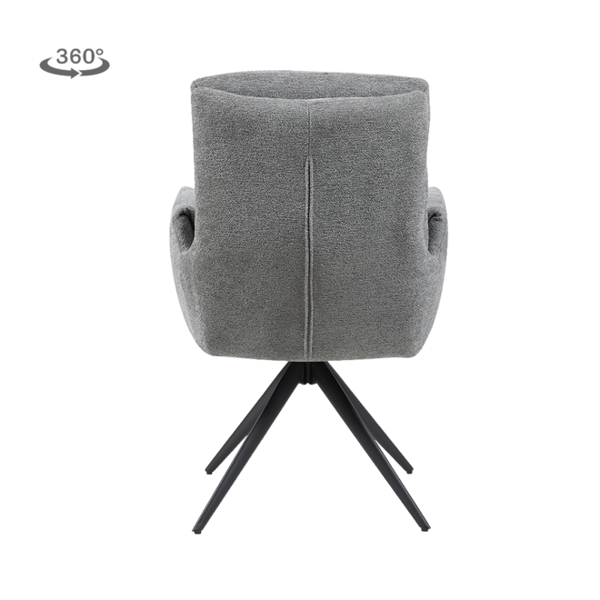 Varzo Armstoel - Toro 5 grey (draaibaar)