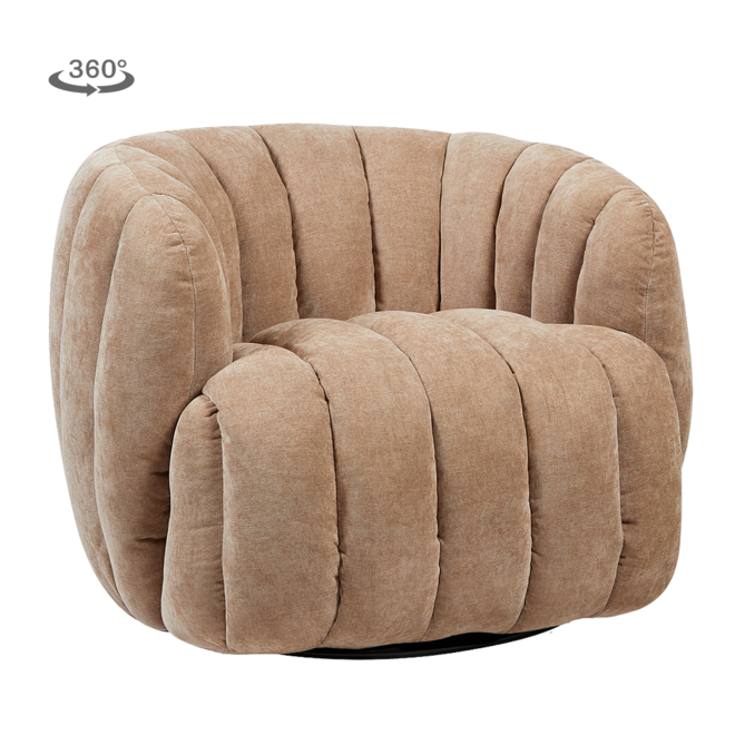 Verdi Fauteuil - Maloy 34 taupe (draaibaar)