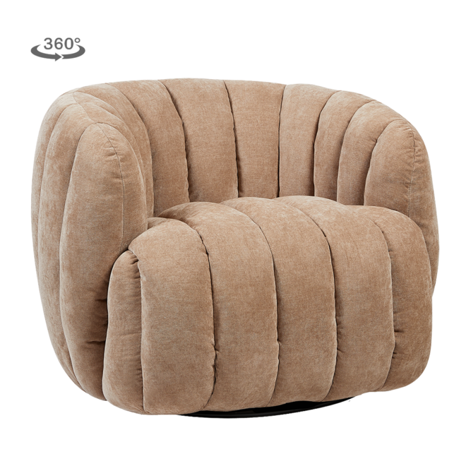 Verdi Fauteuil - Maloy 34 taupe (draaibaar)