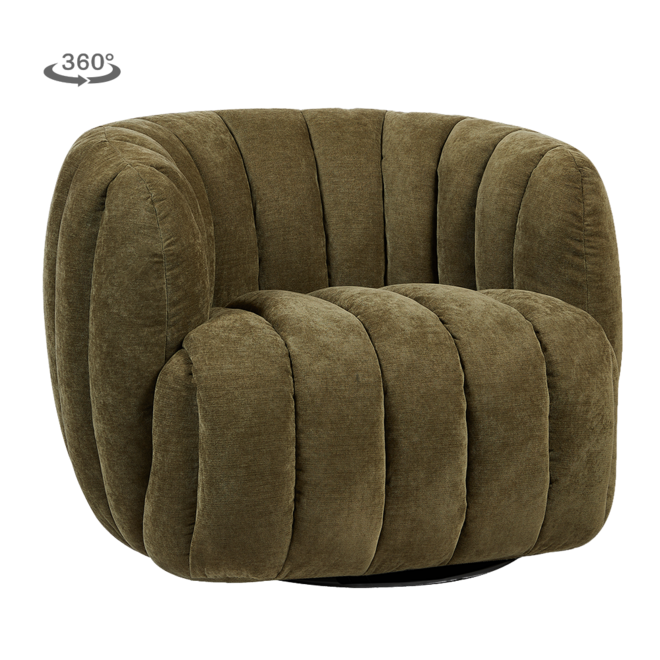 Verdi Fauteuil - Maloy 77 moss (draaibaar)