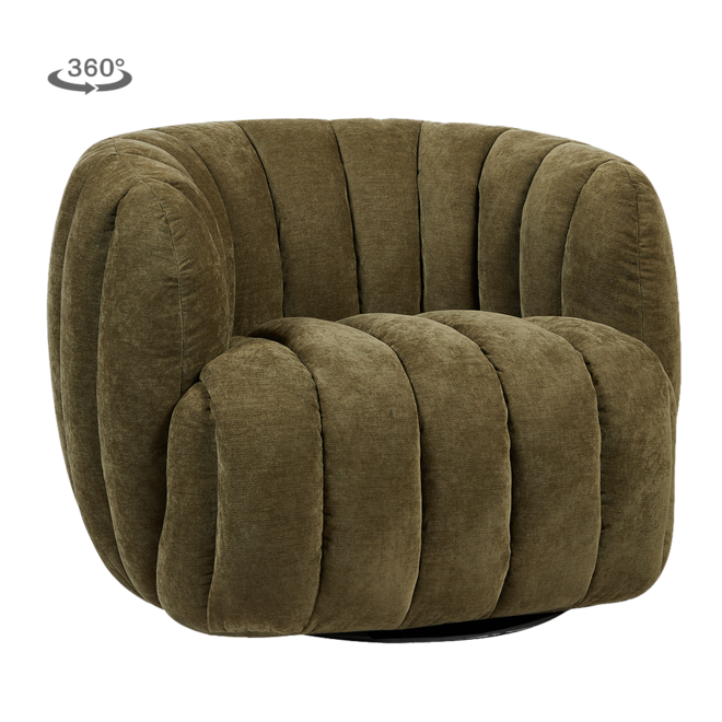 Verdi Fauteuil - Maloy 77 moss (draaibaar)