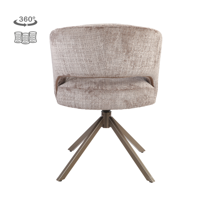 Mura Armstoel - Cremona 24 clay - Anodic (draaibaar)
