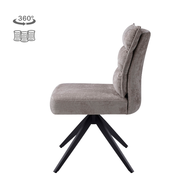 Rosora Stoel - HZ6068-04 beige (draaibaar)