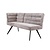 Rosora Hoekbankje rechts 100 cm - HZ6068-04 beige