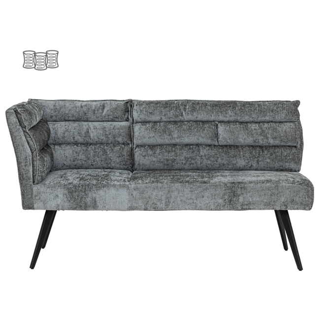 Rosora Hoekbankje rechts 100 cm - HZ6068-85 grey