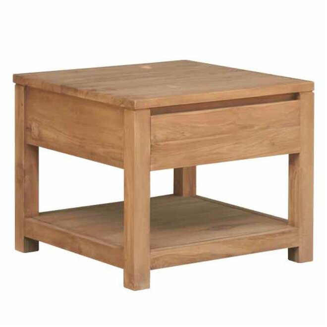 Corona Bijzettafel vierkant 60 cm