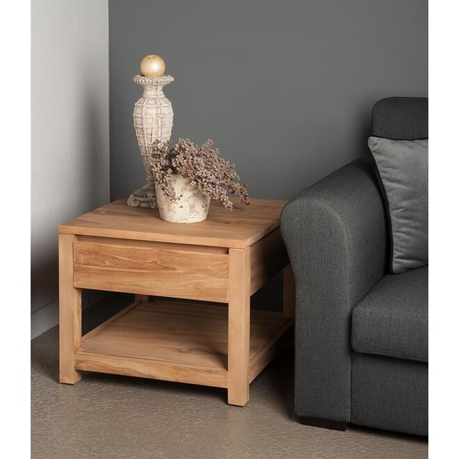 Corona Bijzettafel vierkant 60 cm