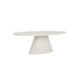 Mello Eetkamertafel ovaal wit 240 cm