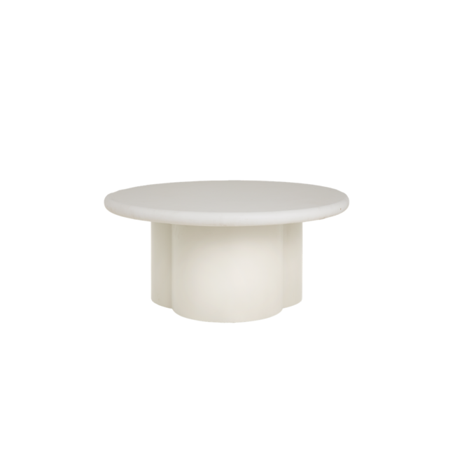 Melzo Salontafel rond wit 90 cm
