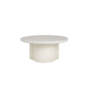 Melzo Salontafel rond wit 90 cm