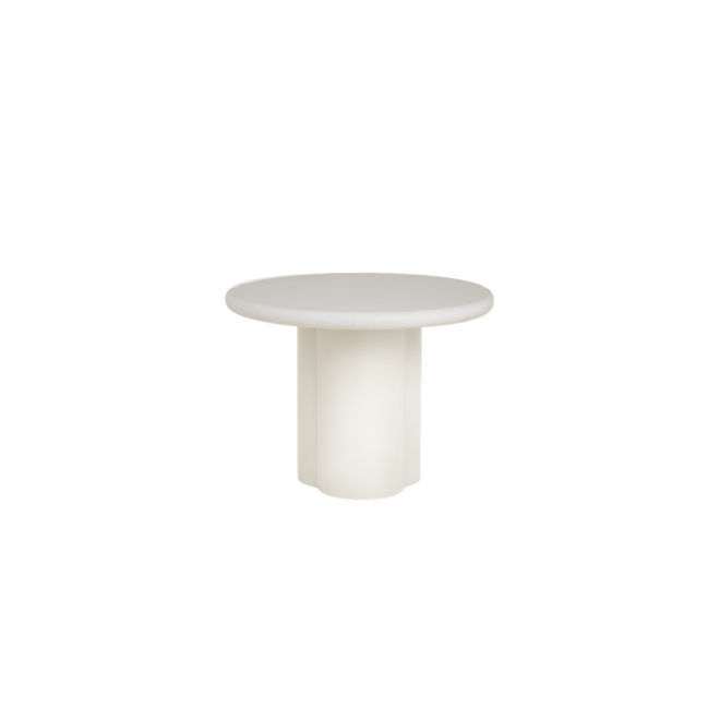 Melzo Bijzettafel rond wit 60 cm