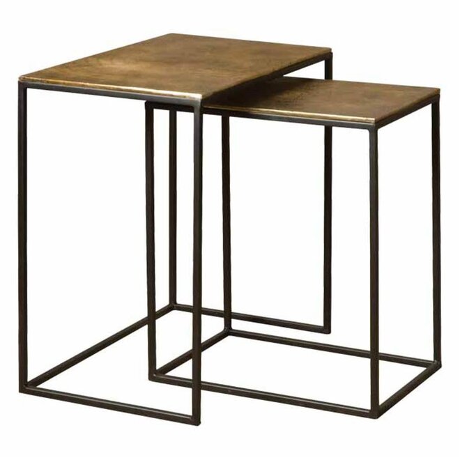 Renew Iron Bijzettafel set vanaf 44 cm