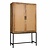 Carini Opbergkast naturel 110 cm