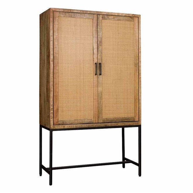 Carini Opbergkast naturel 110 cm