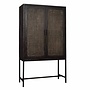 Carini Opbergkast zwart 110 cm