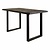 Ultimo Bartafel zwart 160 cm
