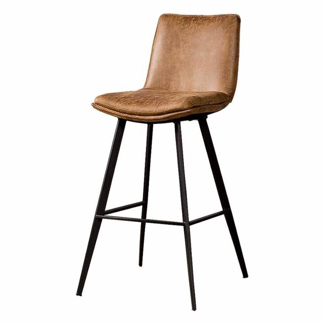 Pamplona Barstoel - fabric Cognac