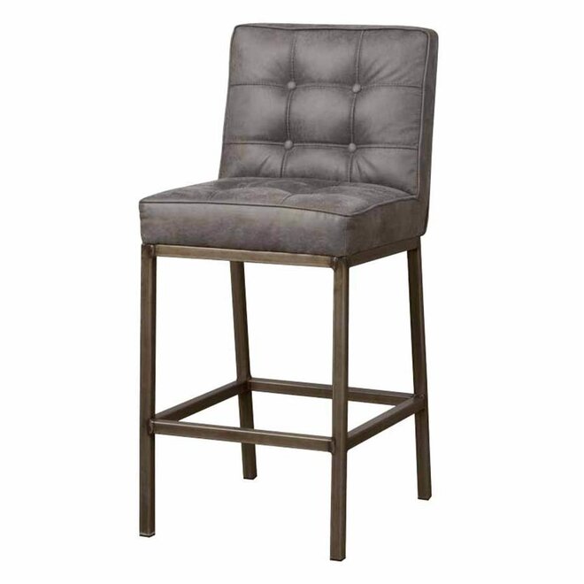 Vasco Barstoel - fabric Amazon 2 grey