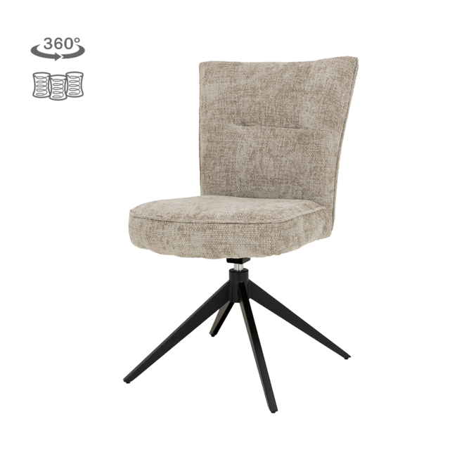 Bardi Stoel - Haga 30 beige (draaibaar)