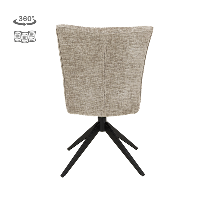 Bardi Stoel - Haga 30 beige (draaibaar)