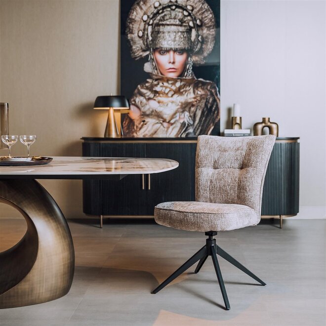 Bardi Stoel - Haga 30 beige (draaibaar)