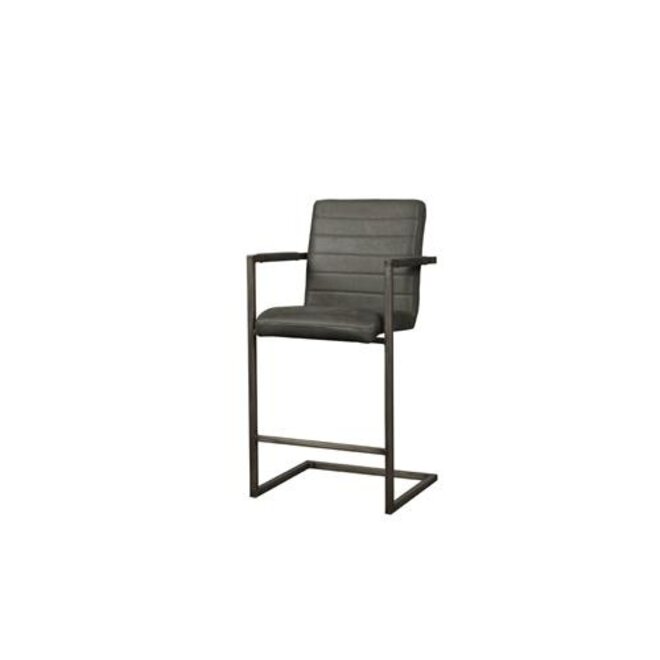Rocca Barstoel - Bull anthracite