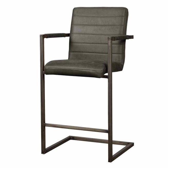 Rocca Barstoel - Bull anthracite
