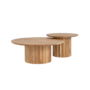 Crotone Salontafel set rond 90ø / 60ø cm