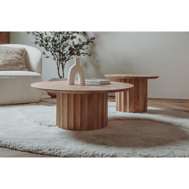 Crotone Salontafel set rond 90ø / 60ø cm