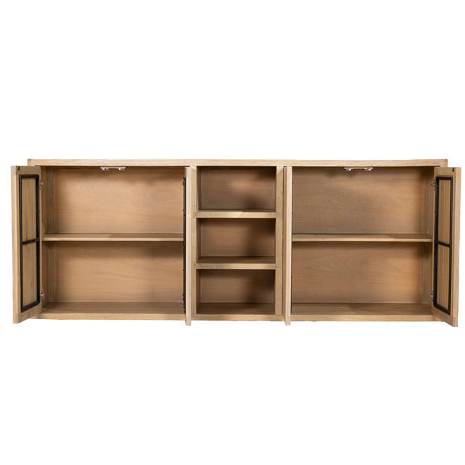 Tenna Dressoir naturel 220 cm