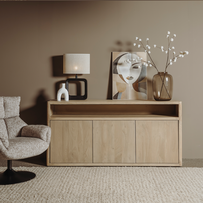 Tenna Dressoir naturel 180 cm