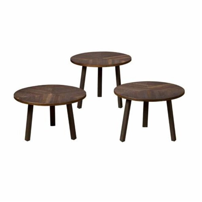 Lazio Bijzettafel set rond 55 cm