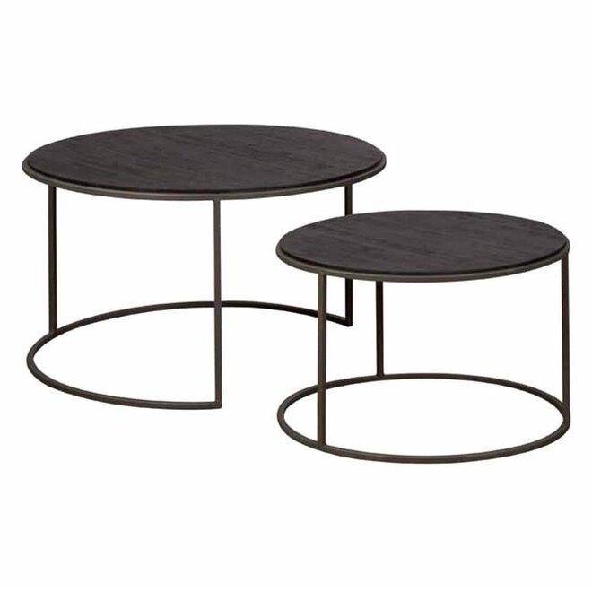 Spello Bijzettafel set rond vanaf 58 cm