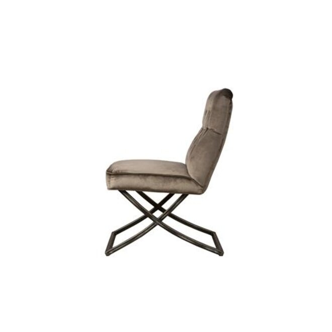 Bolton Stoel - - fabric Genova Grijs 805