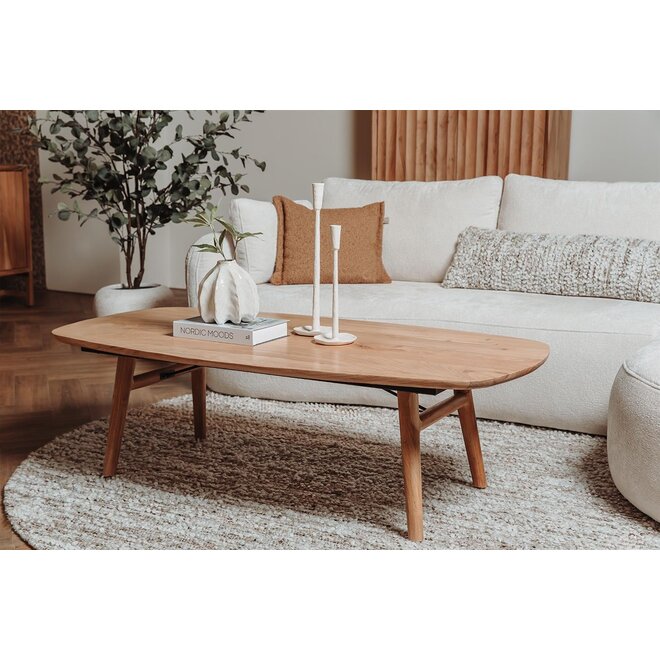 Aura Salontafel naturel deens ovaal 140 cm