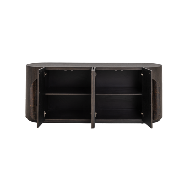 Allure Dressoir donkerbruin 180 cm
