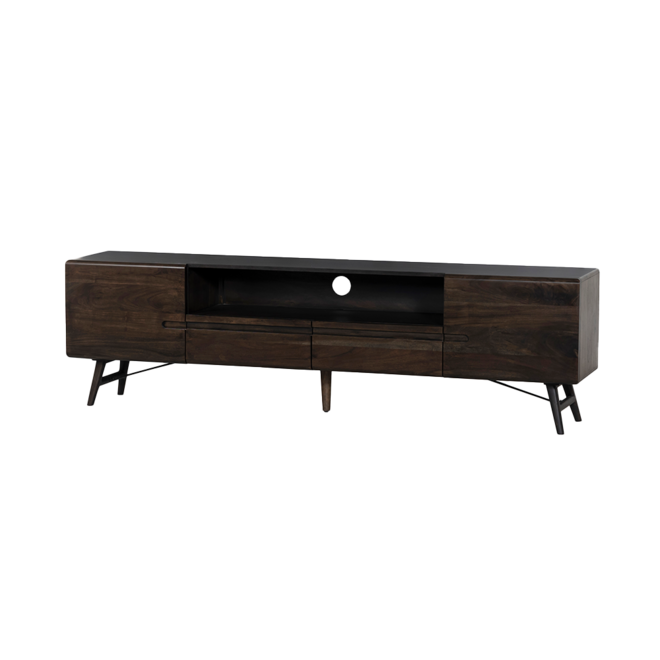 Aura TV-meubel espresso 210 cm