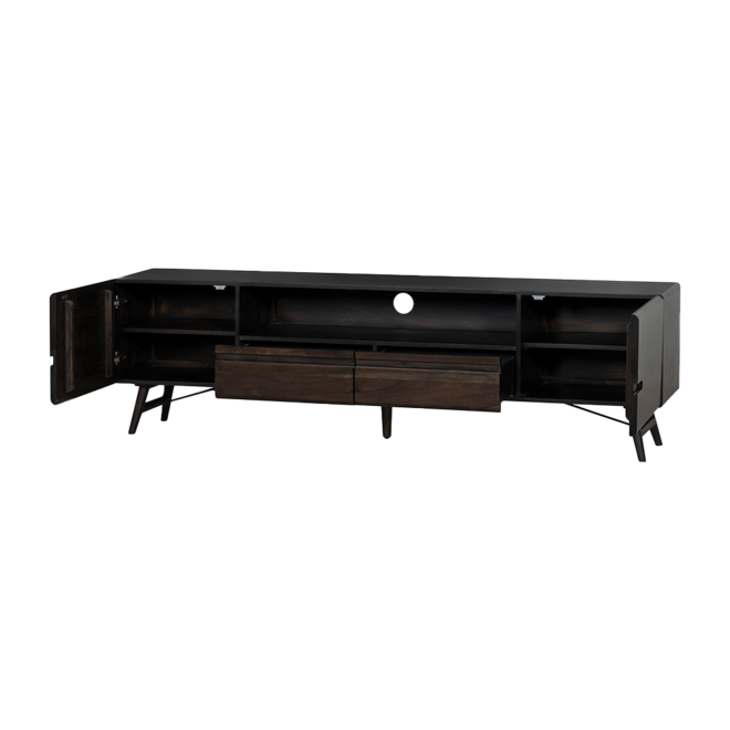 Aura TV-meubel espresso 210 cm