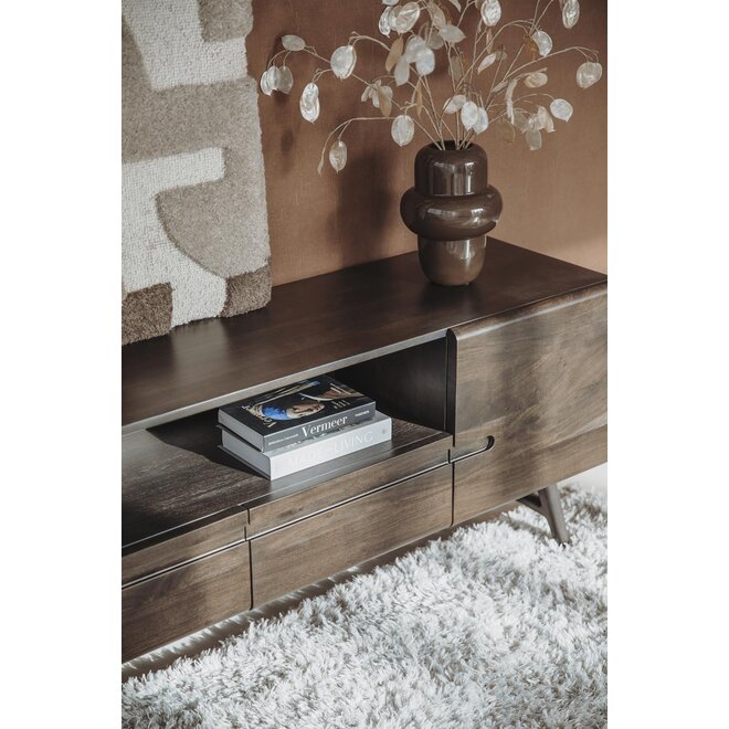 Aura TV-meubel espresso 210 cm