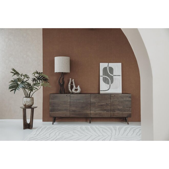 Aura Dressoir espresso 210 cm