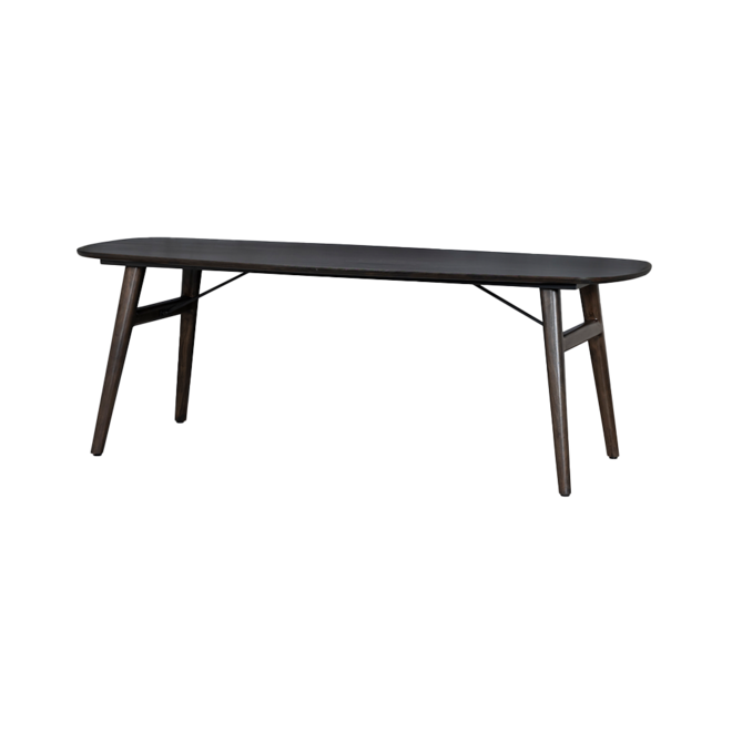 Aura Eetkamertafel espresso deens ovaal