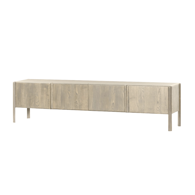 Amalfi TV-meubel white wash 220 cm