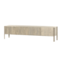 Amalfi TV-meubel white wash 220 cm