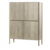 Amalfi Opbergkast white wash 120 cm