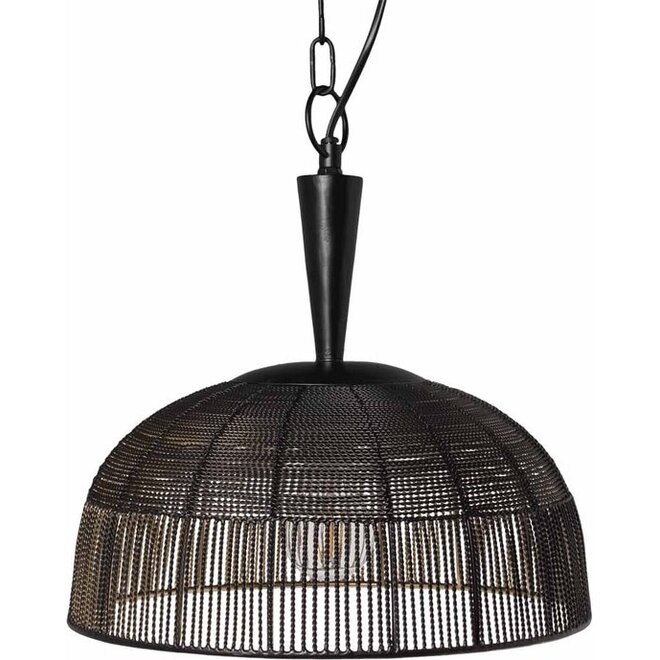 Riverdale Hanglamp Ise 40 cm zwart