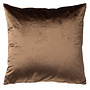 Sierkussen velvet 60x60 cm - Sepia bruin