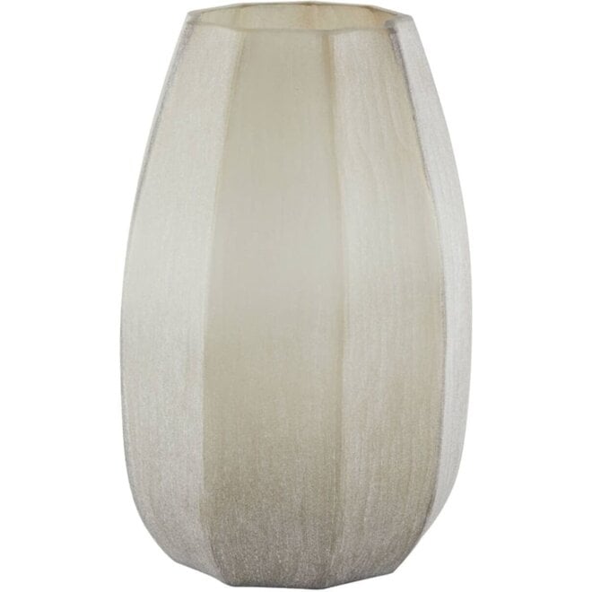 Light & Living Vaas Bradley glas licht bruin