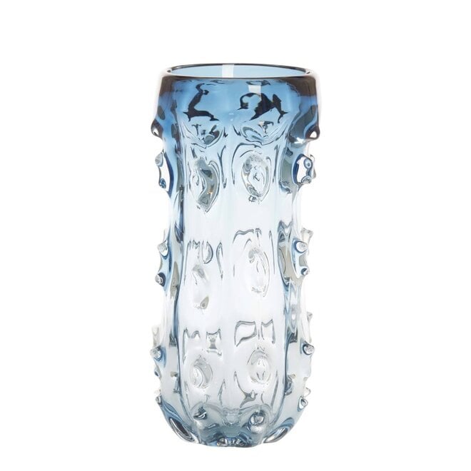 Light & Living Vaas Torben Ø15x33,5 cm glas blauw