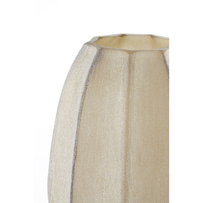 Light & Living Vaas Bradley Ø17x23,5 cm glas licht bruin